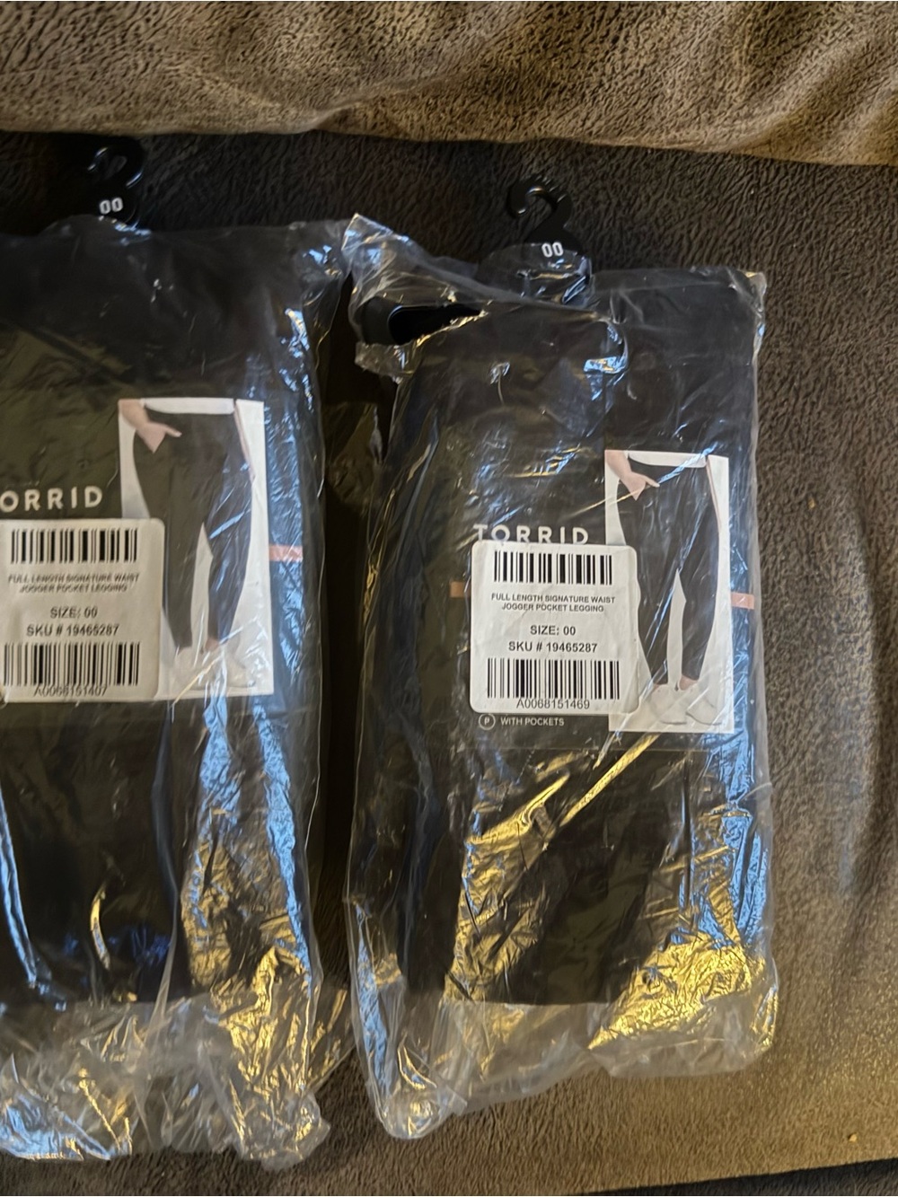 torrid Black Full-Length Leggings 2-Pack (New, Packaged)